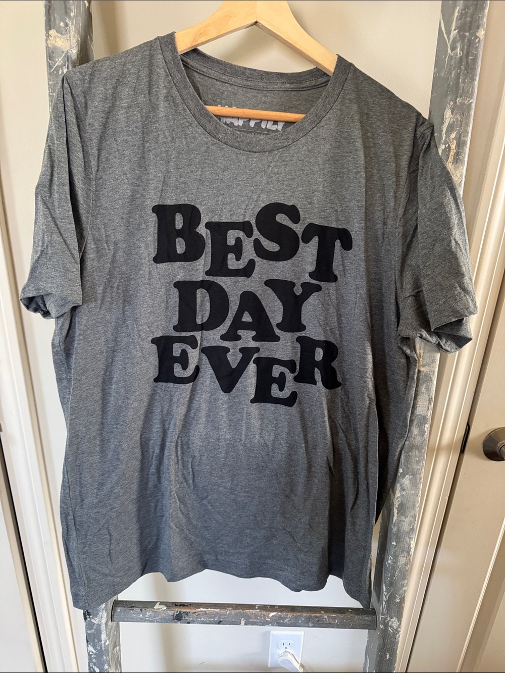 Best Day Ever Grey Graphic Tee